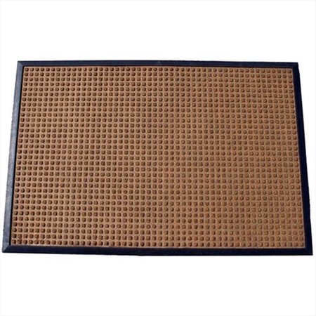 DURABLE 630S0034BN 3 ft. W x 4 ft. L Stop-N-Dry Mat in Brown DU93040